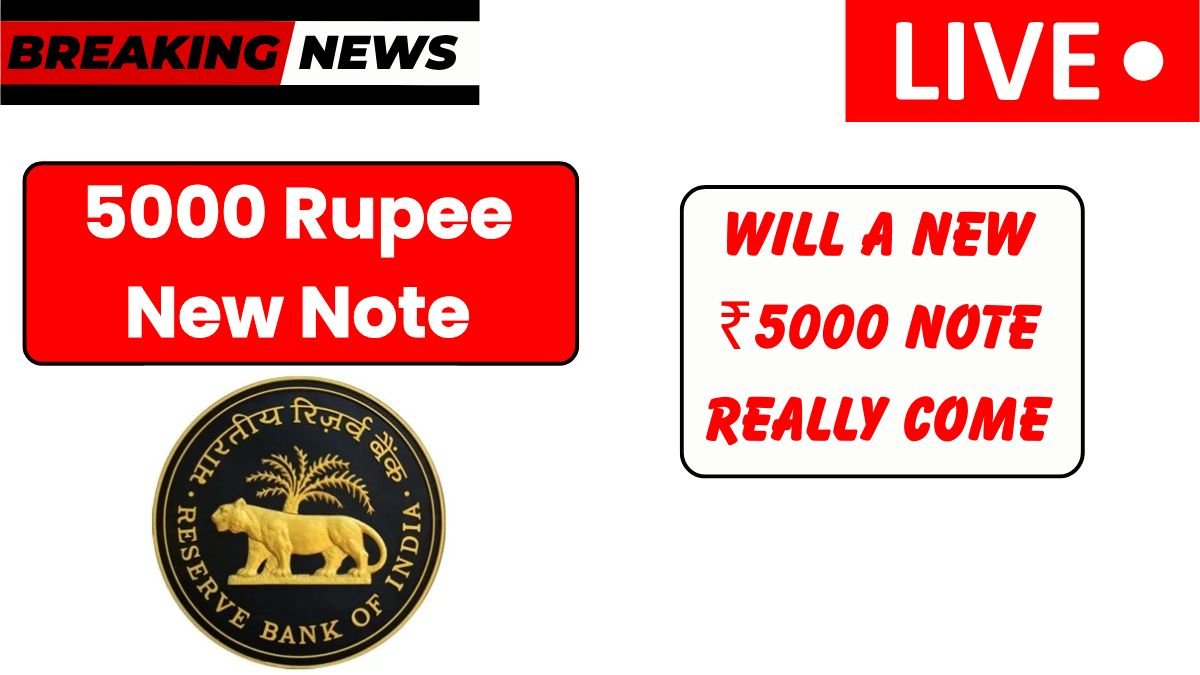5000 Rupee New Note